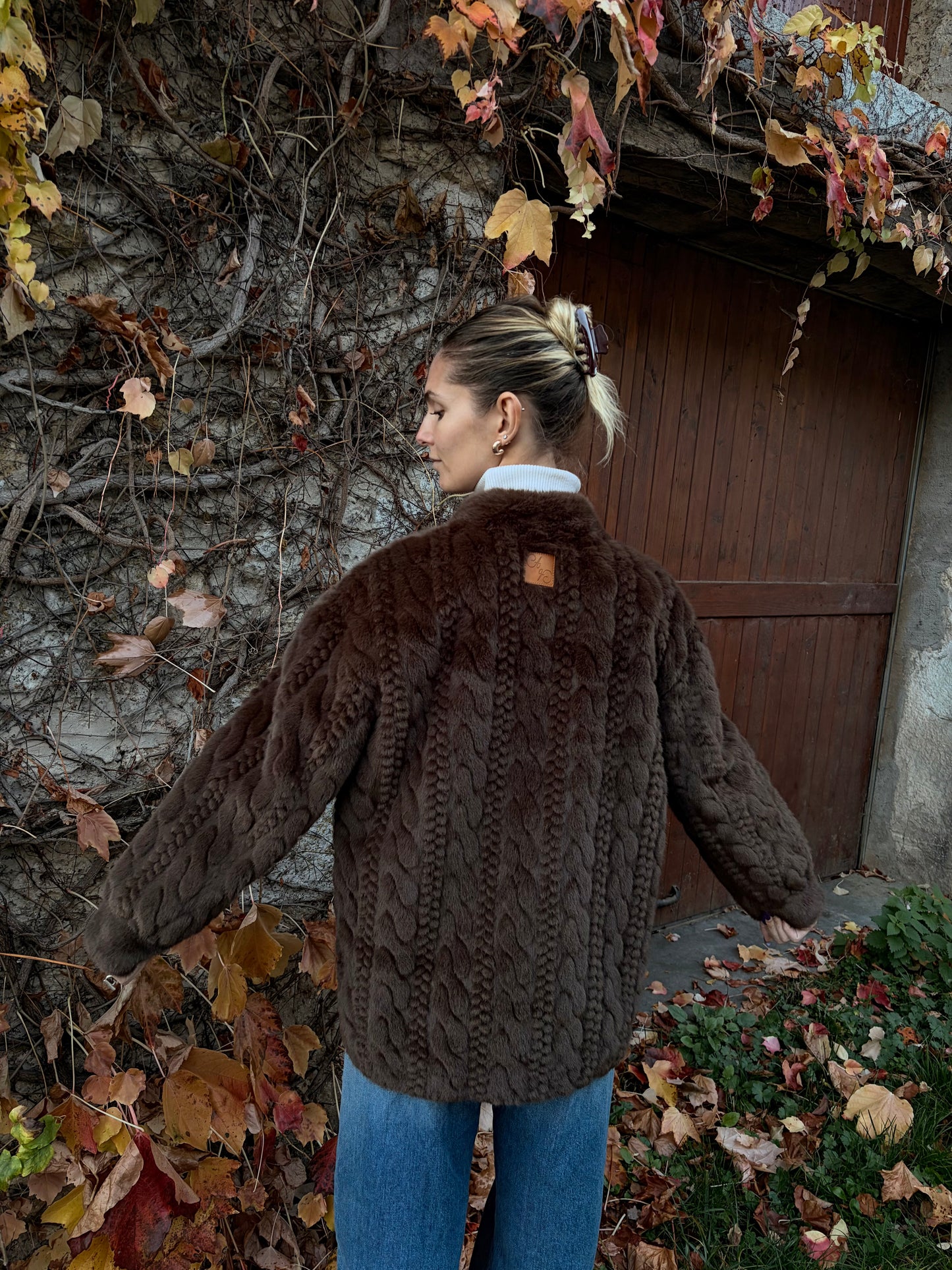 Fourrure chocolat Adore