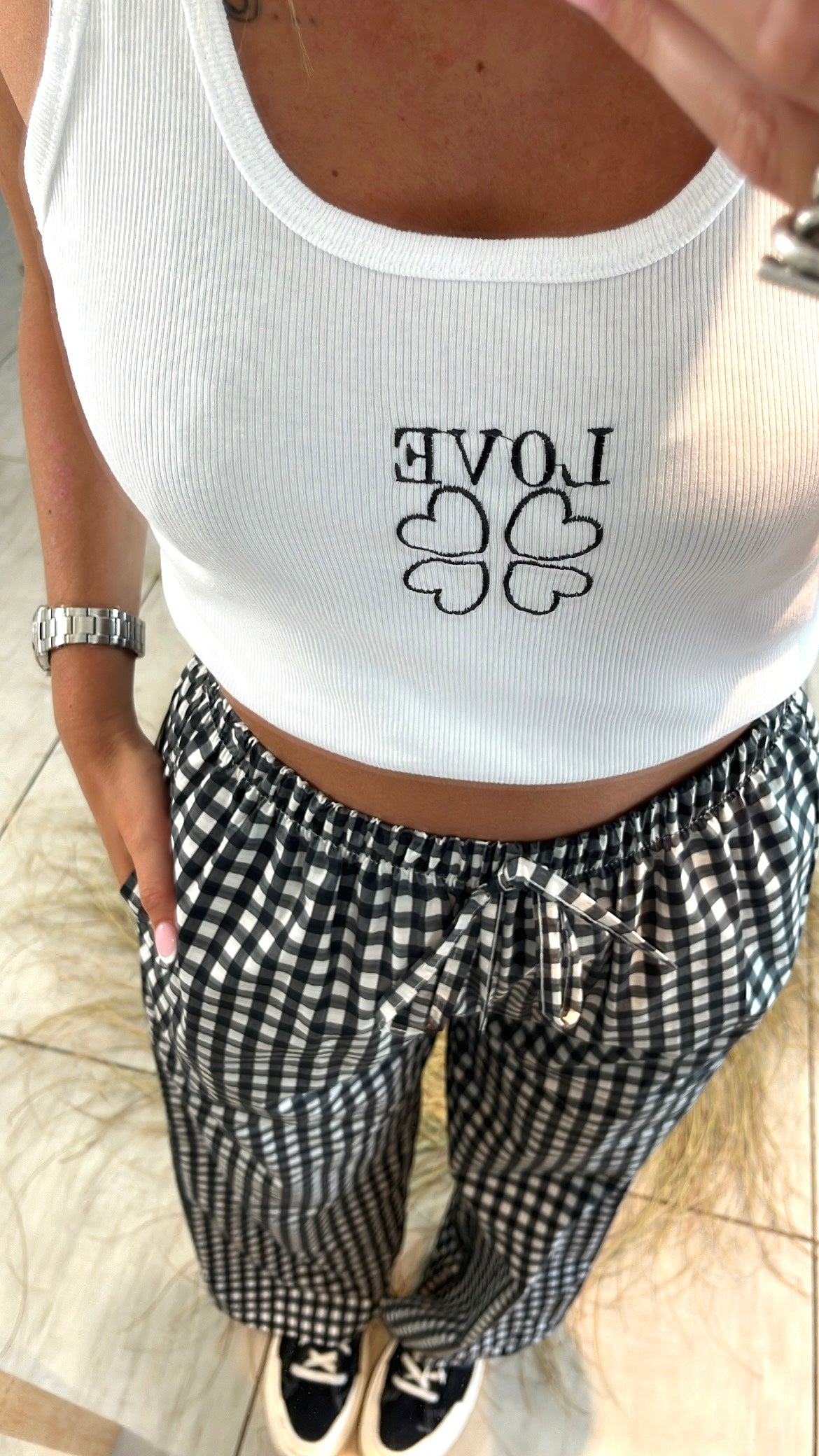 Pantalon Vichy