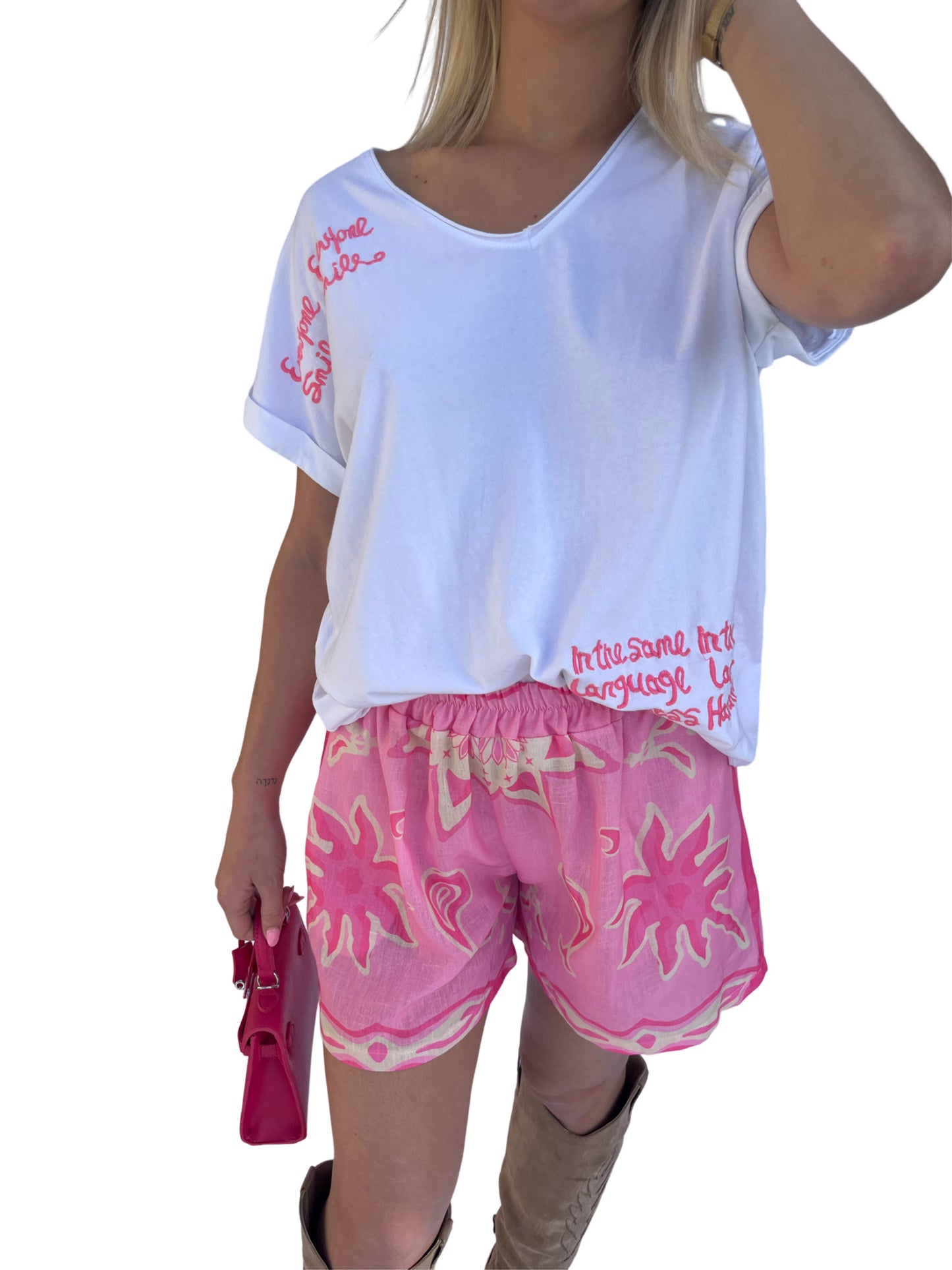 T-shirt Rose