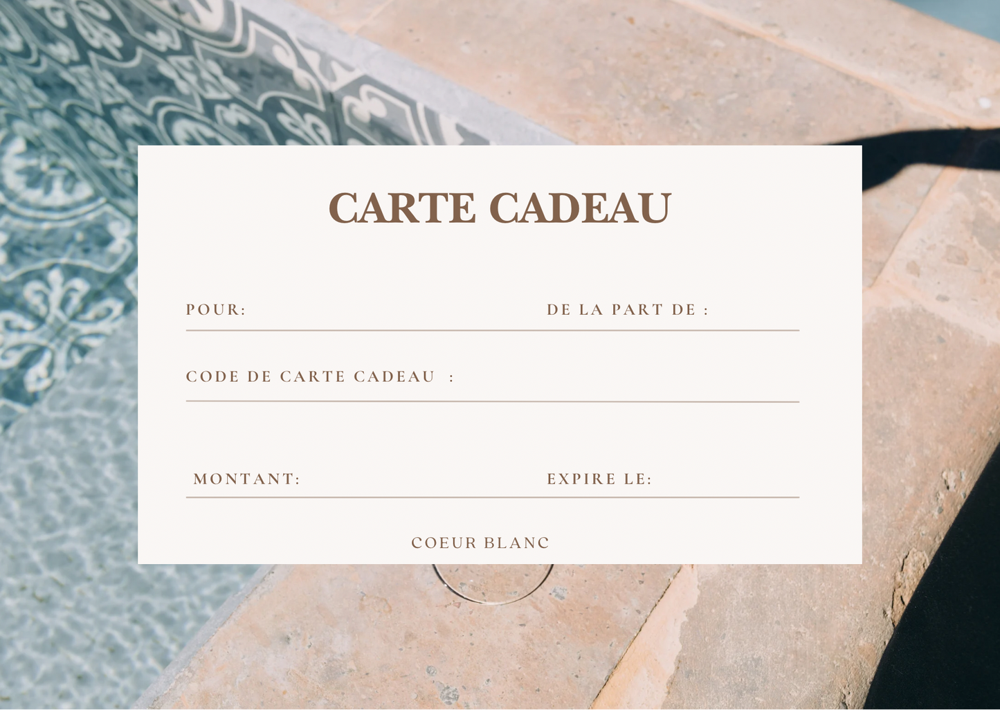 Carte cadeau