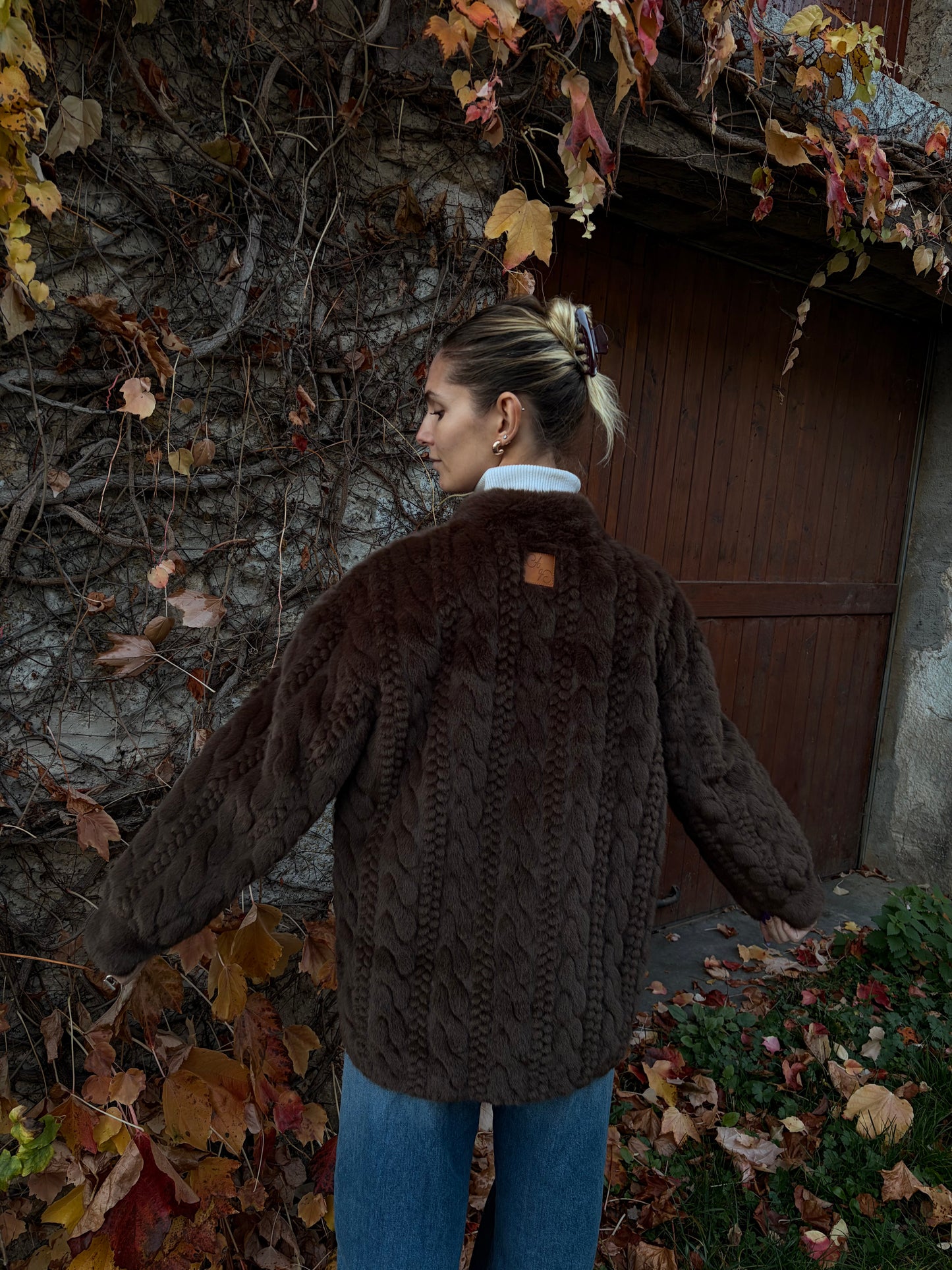 Fourrure chocolat Adore