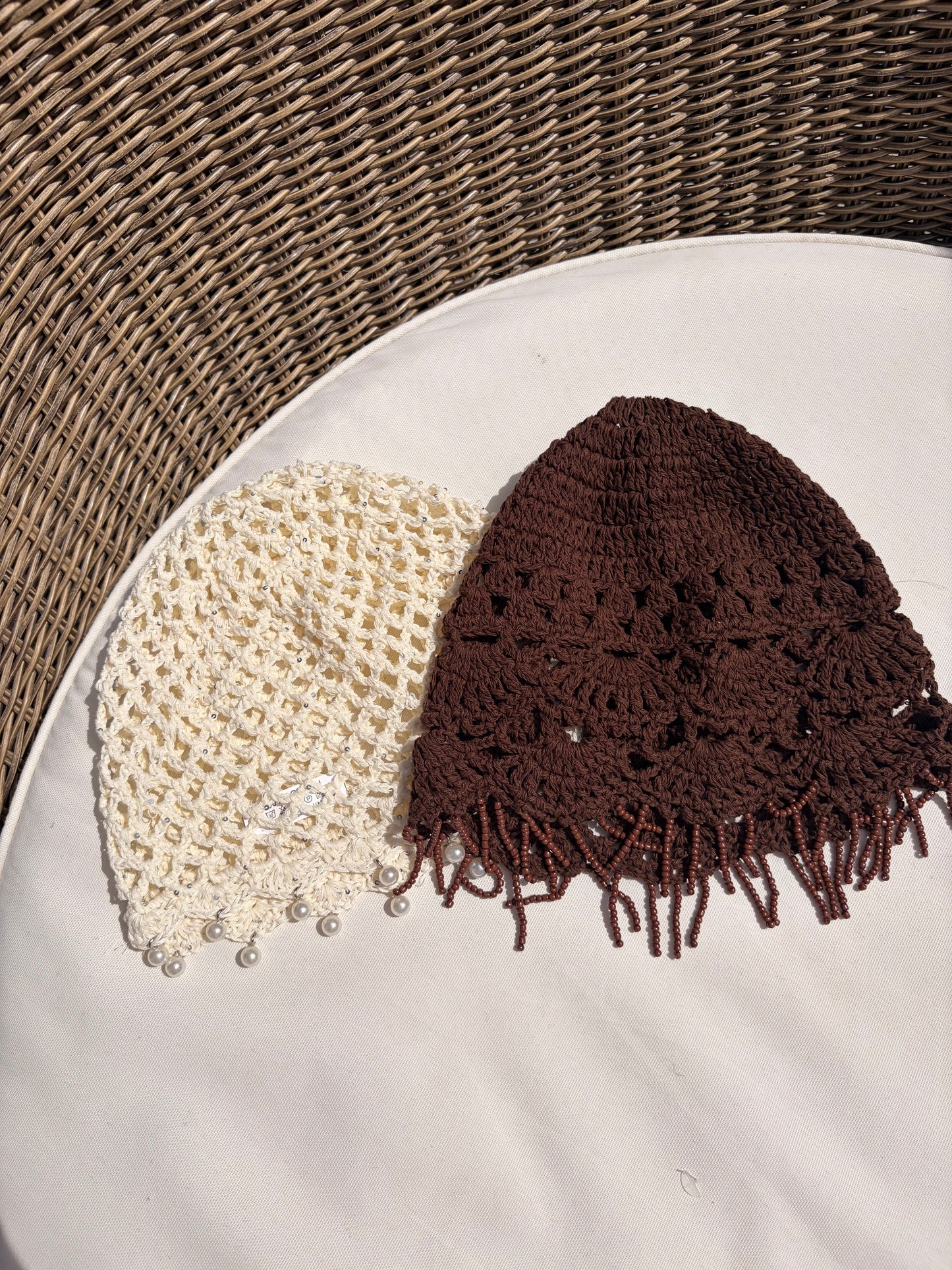 Bonnet Crochet chocolat
