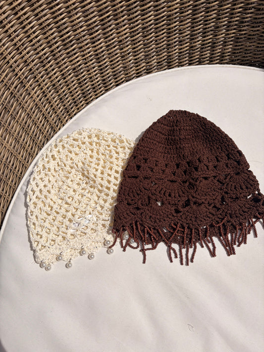 Bonnet Crochet chocolat