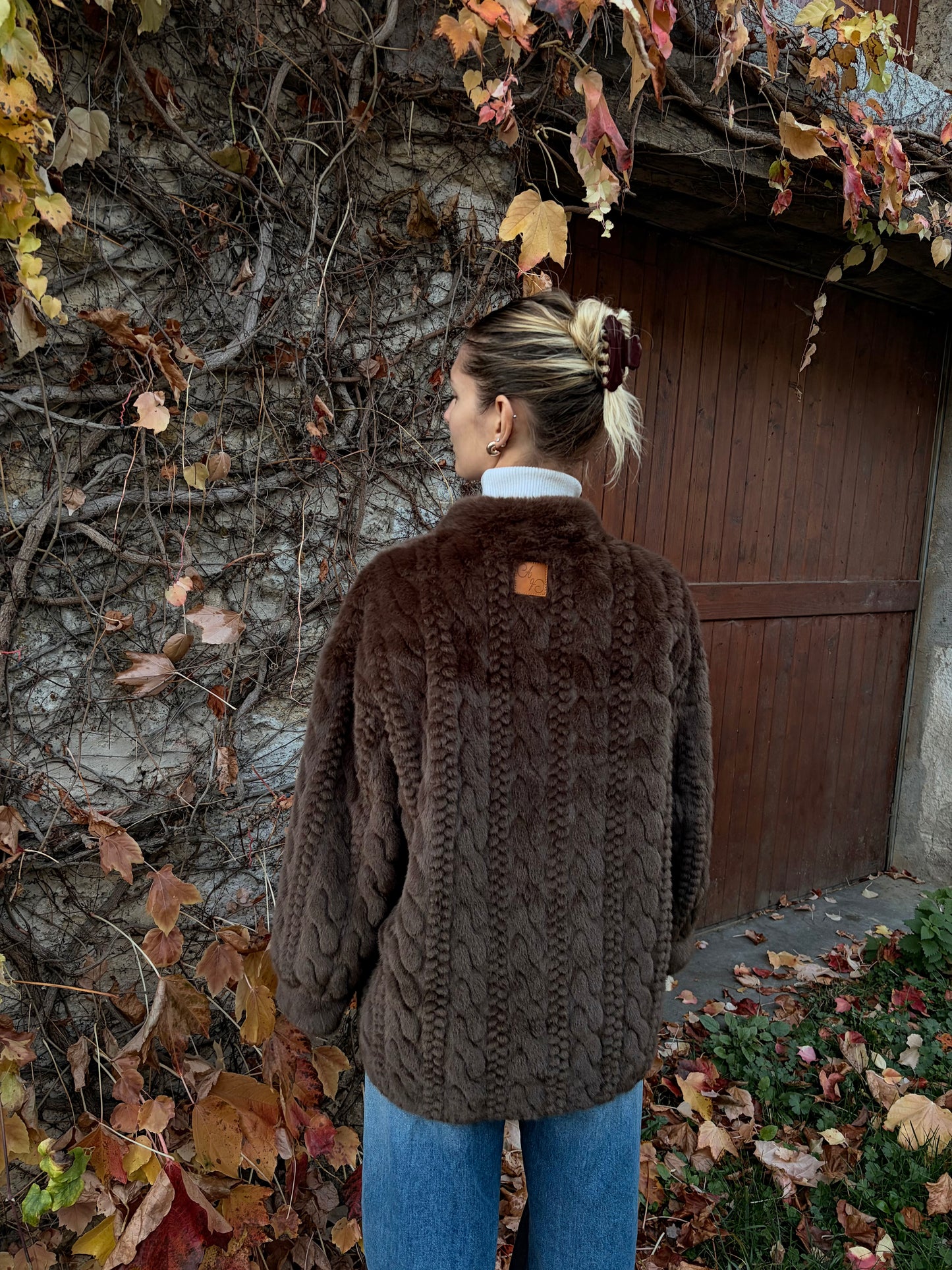 Fourrure chocolat Adore