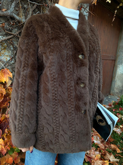 Fourrure chocolat Adore