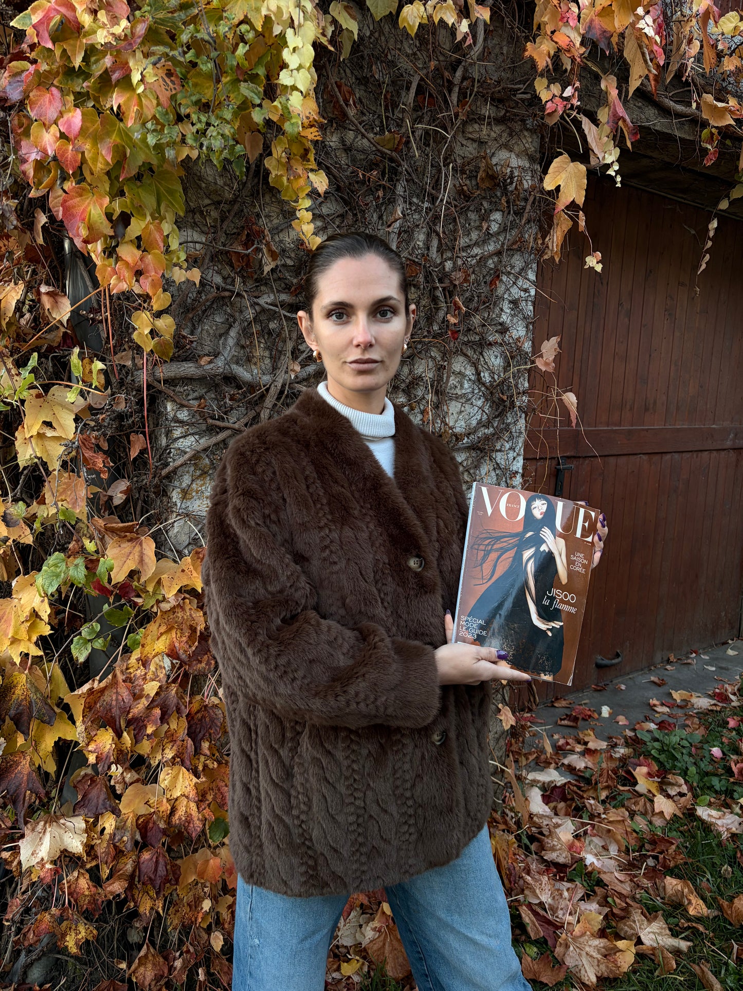 Fourrure chocolat Adore